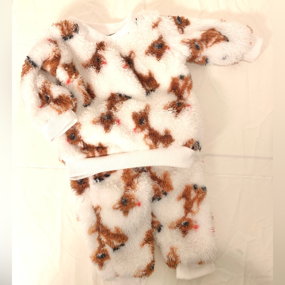 Rudolph two piece baby Christmas outfit size 0-3 months